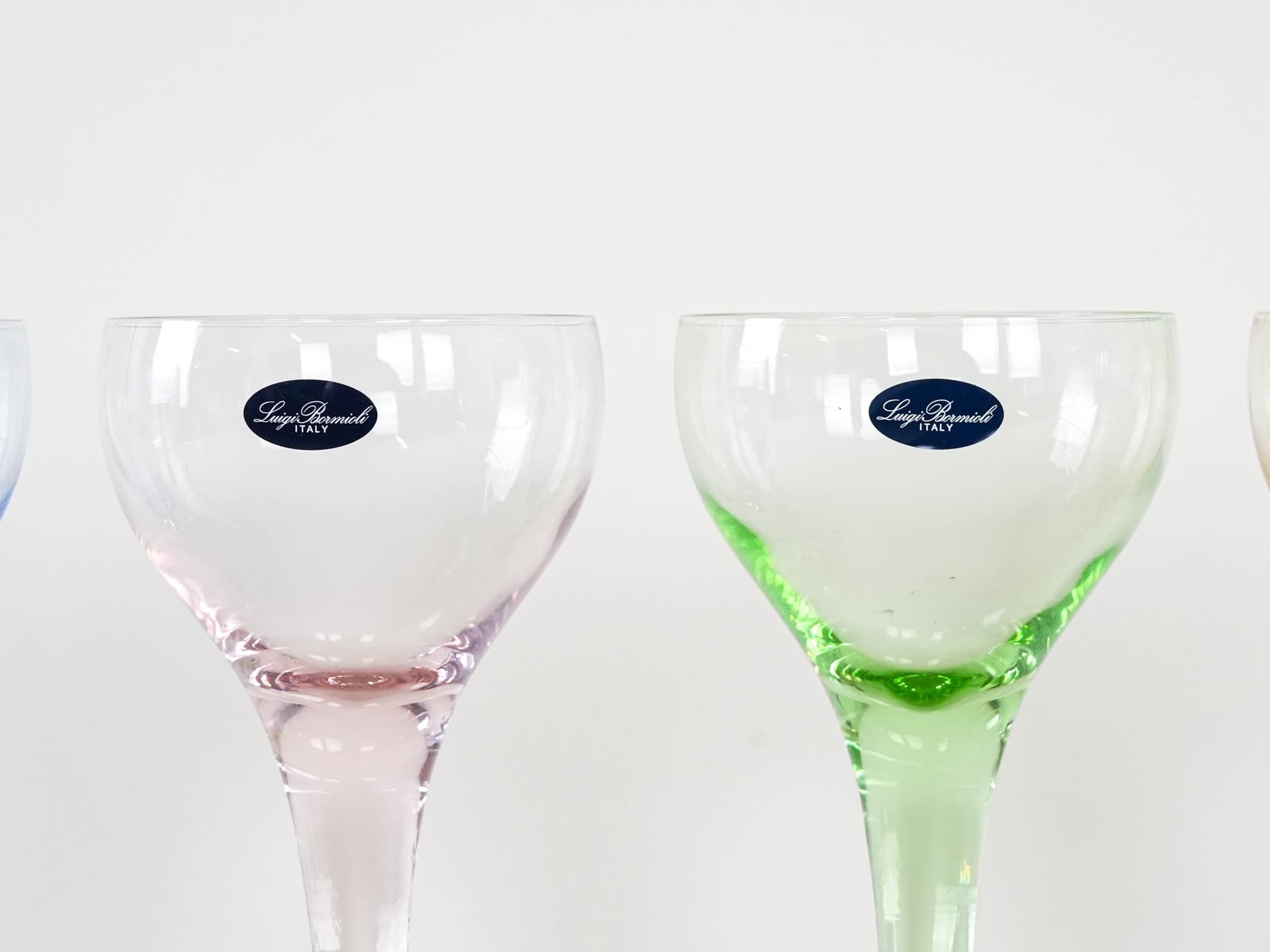 Komplet pucharków deserowych, multikolor, szkło, Luigi Bormioli, Włochy, lata 70. - 277333