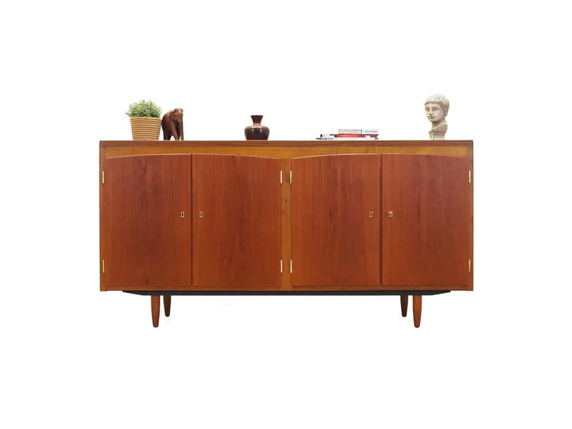 Sideboard, teak pomarańczowy, Dania, lata 60.