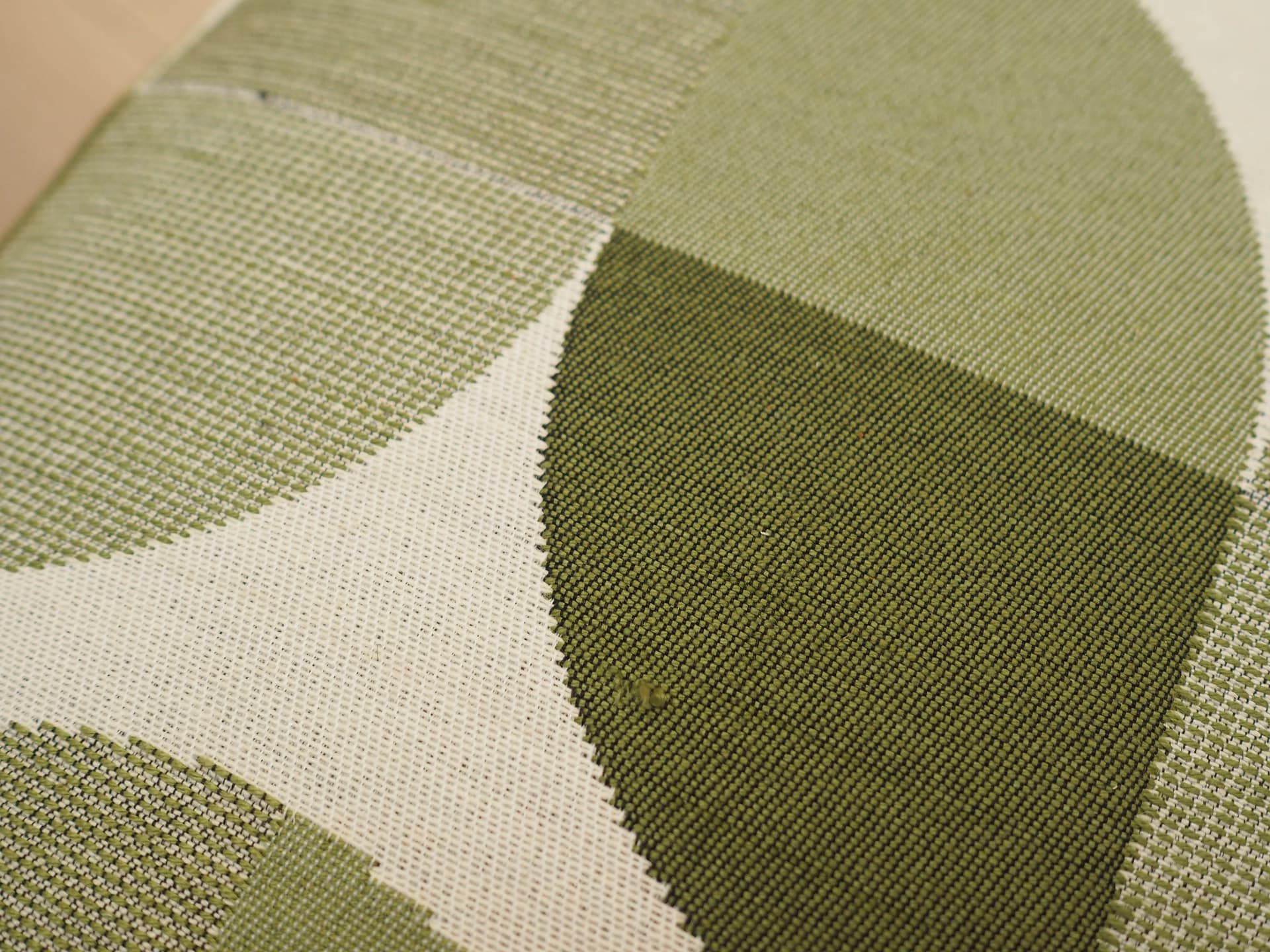 Podnóżek, tkanina multikolor, buk, Dania, lata 90. - 277394