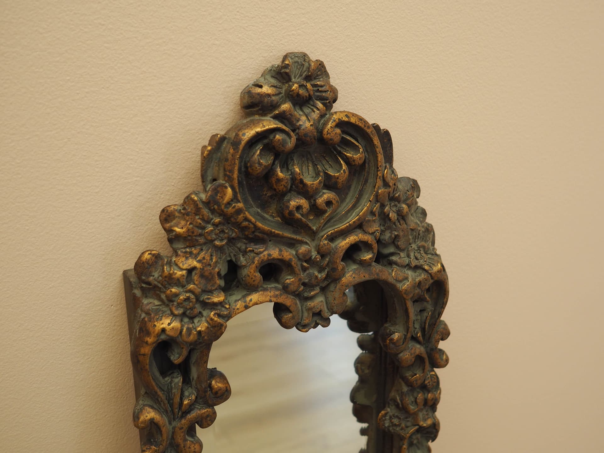 Wall Mirror, brown, glass, Italy, 1960s. - 277399