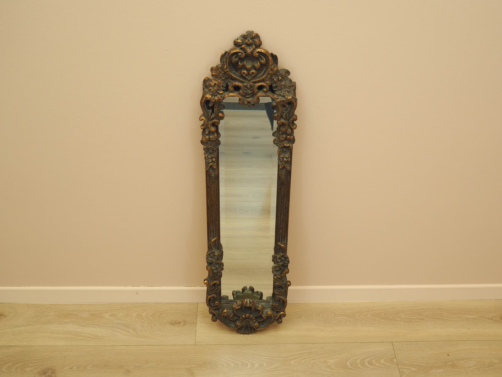 Wall Mirror, brown, glass, Italy, 1960s. - 277397