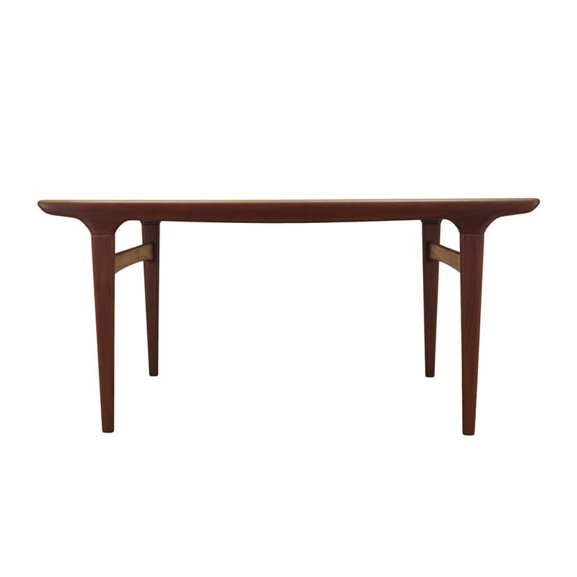Stół, teak brązowy, proj. J. Andersen, Dania, lata 70.