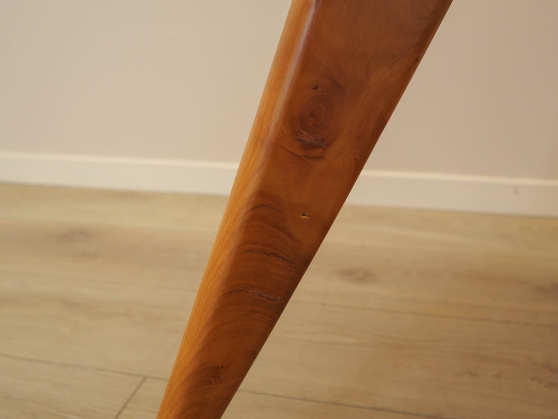 Desk, brown oak, Italy, 1970s. - 277448