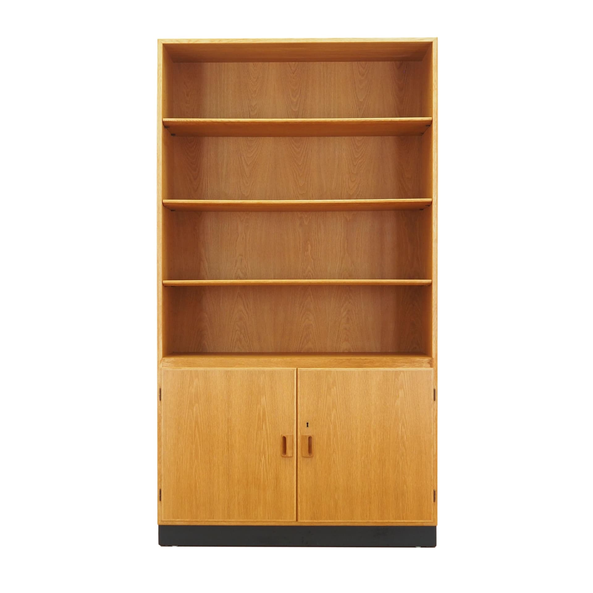 Biblioteczka, jesion brązowy, proj. B. Mogensen, Dania, lata 60.