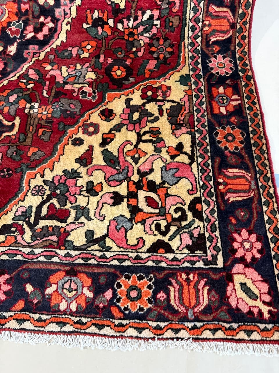 Dywan perski Bahtiari, czerwony, wełna, Iran, 310x205 cm - 277468