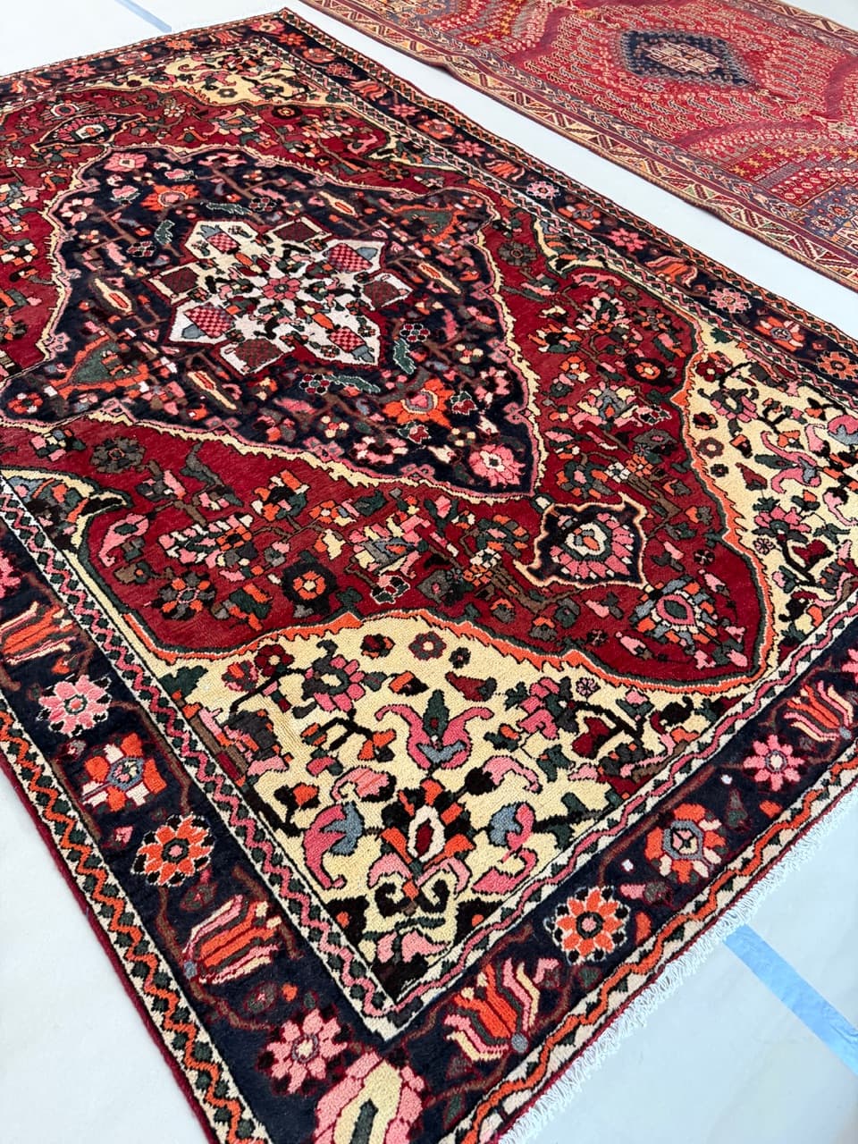 Dywan perski Bahtiari, czerwony, wełna, Iran, 310x205 cm - 277477