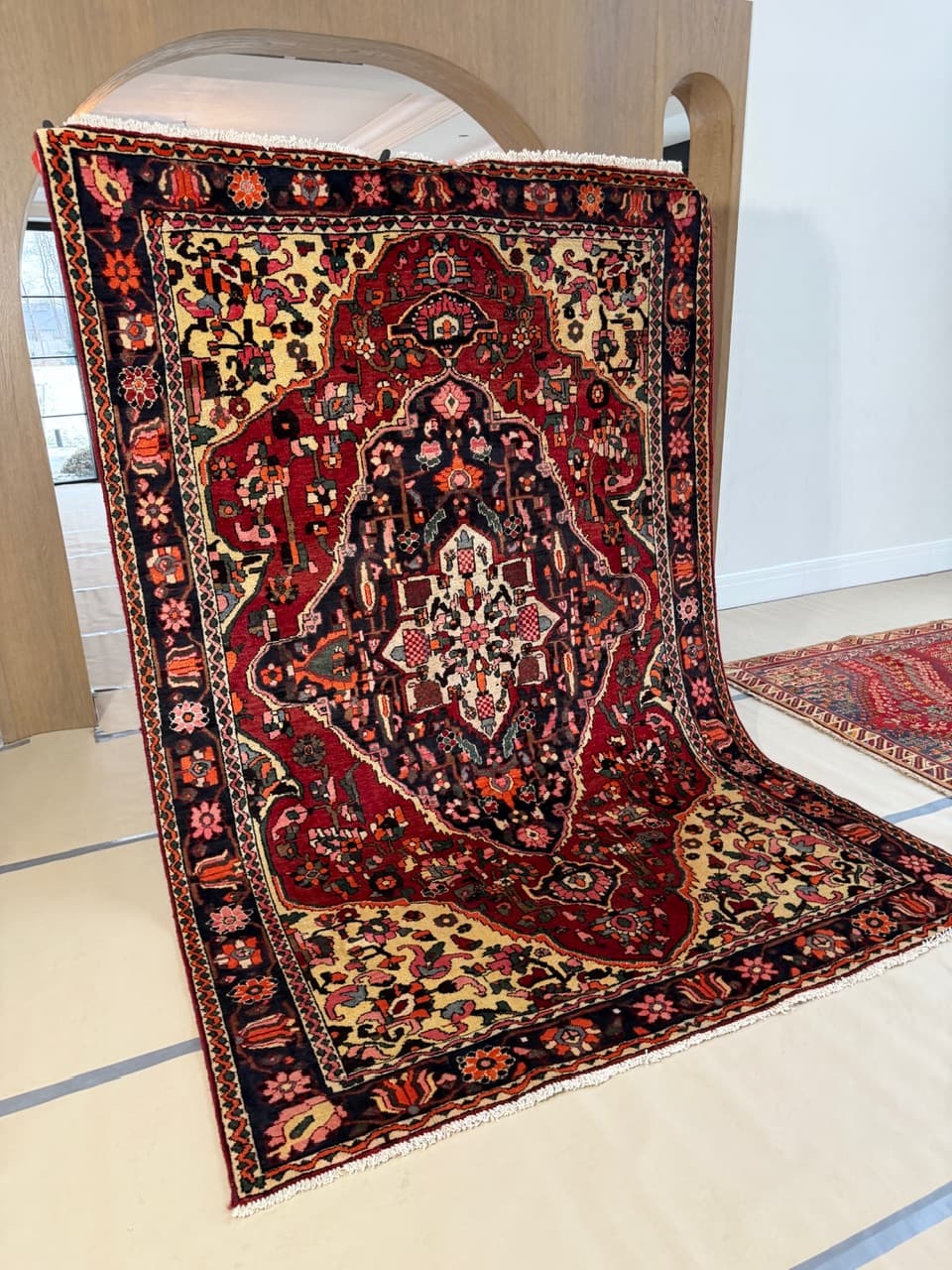 Dywan perski Bahtiari, czerwony, wełna, Iran, 310x205 cm - 277466