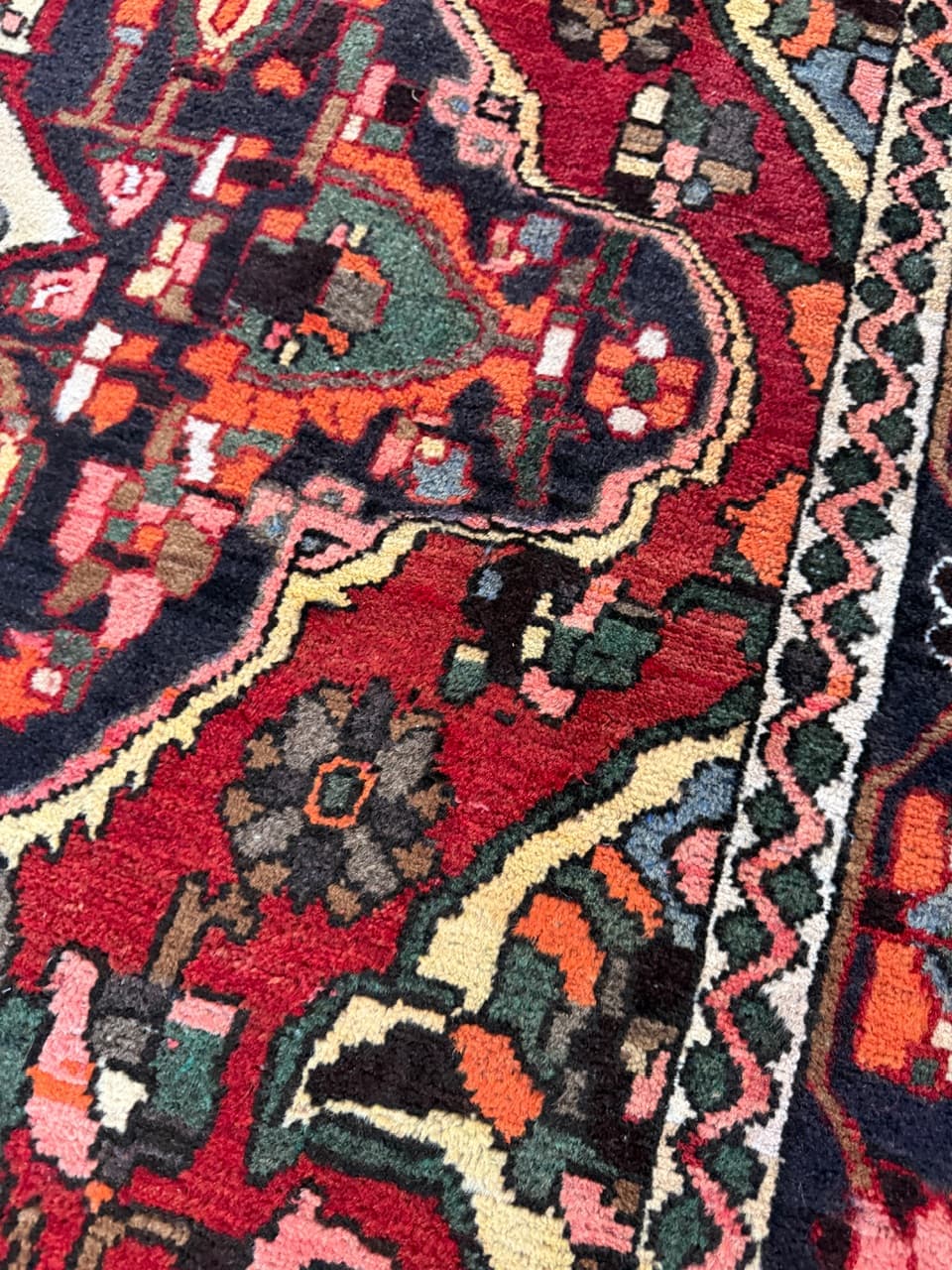 Dywan perski Bahtiari, czerwony, wełna, Iran, 310x205 cm - 277479