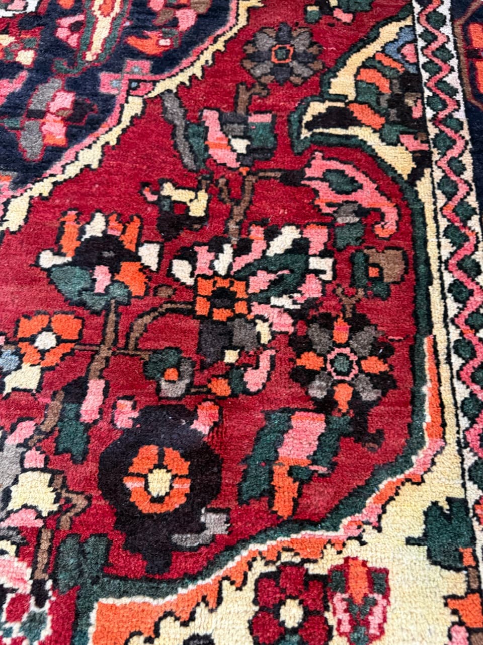 Dywan perski Bahtiari, czerwony, wełna, Iran, 310x205 cm - 277473