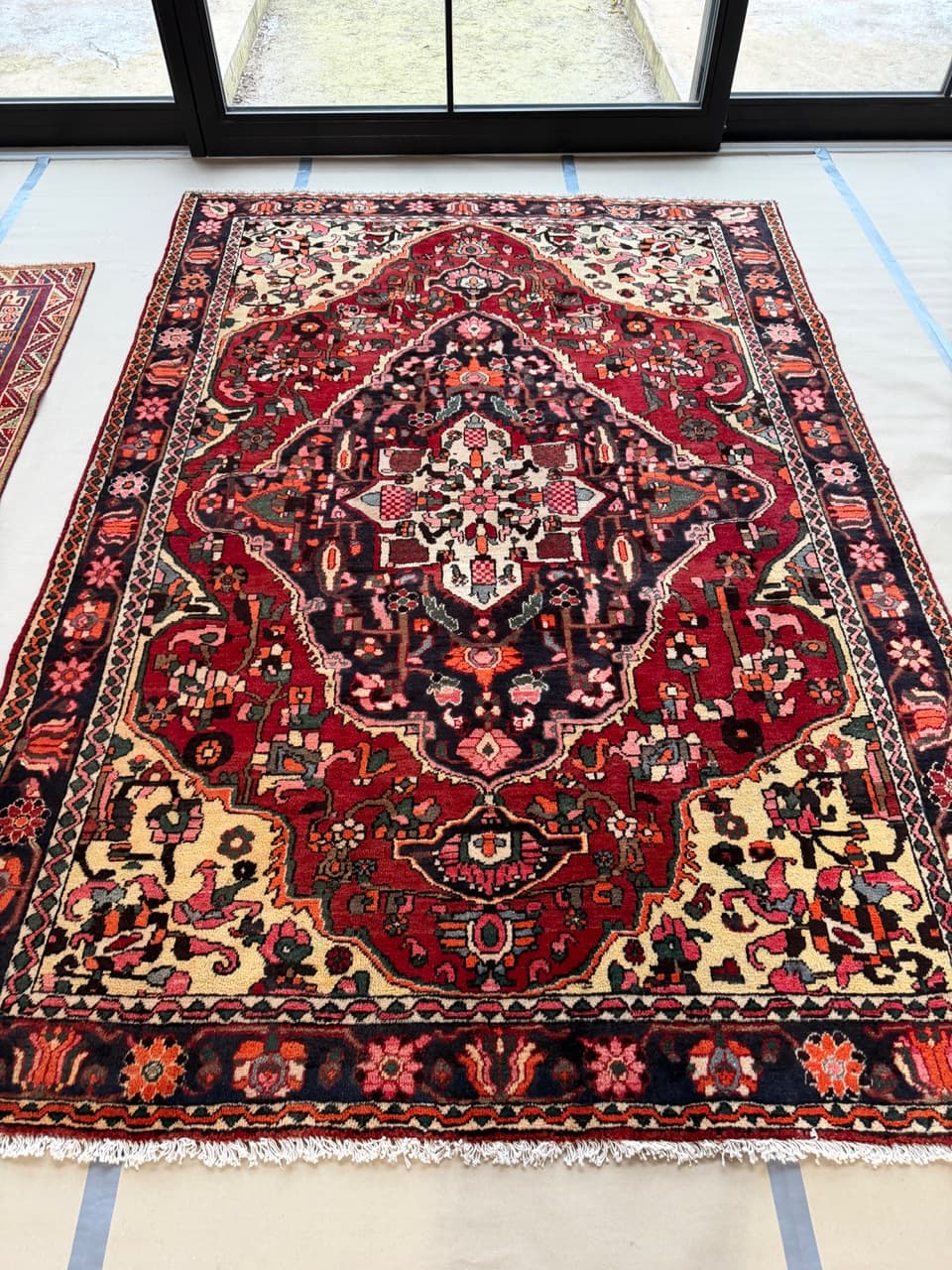 Dywan perski Bahtiari, czerwony, wełna, Iran, 310x205 cm - 277475