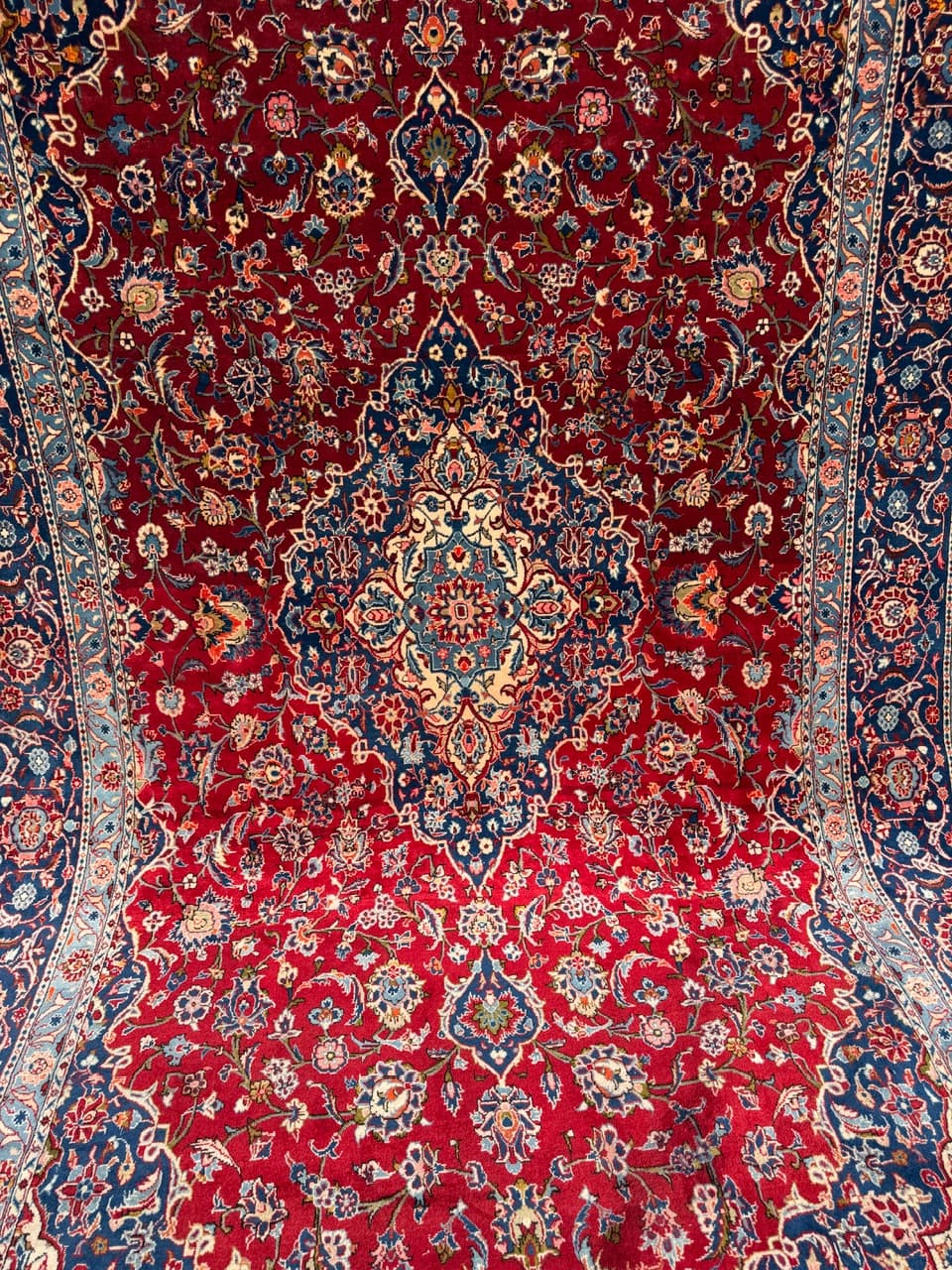 Dywan Keshan, 400x240 cm, multikolor, wełna, Iran - 277519