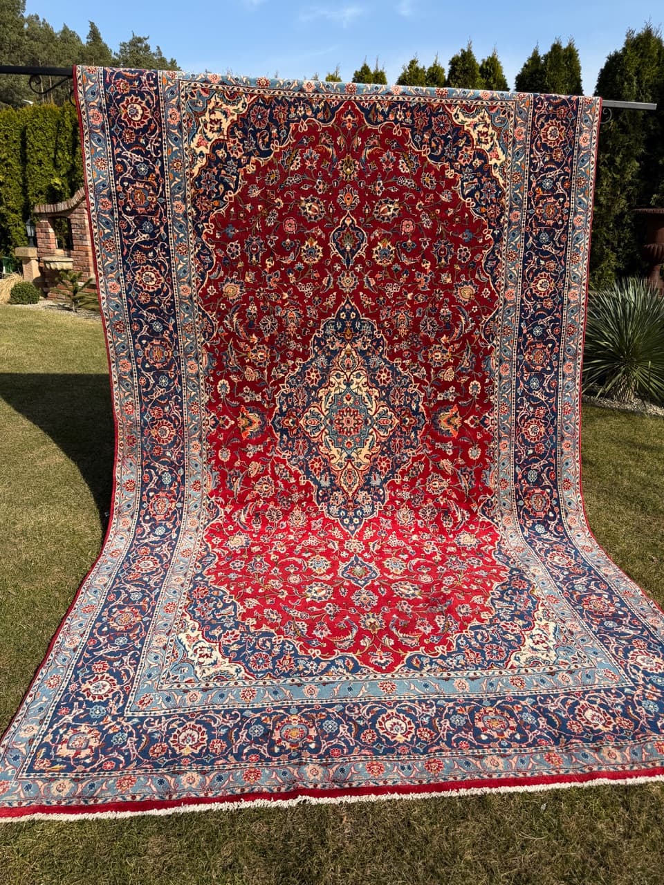 Dywan Keshan, 400x240 cm, multikolor, wełna, Iran - 277509