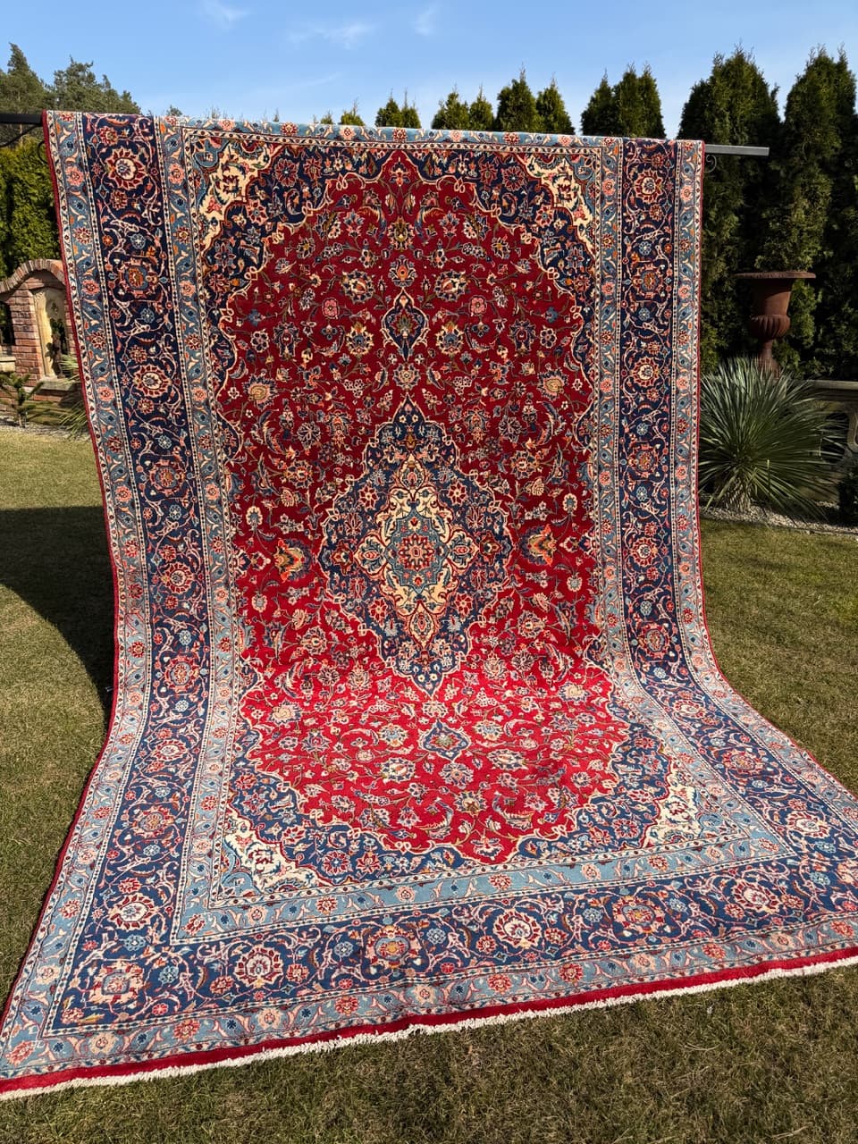 Dywan Keshan, 400x240 cm, multikolor, wełna, Iran - 277508