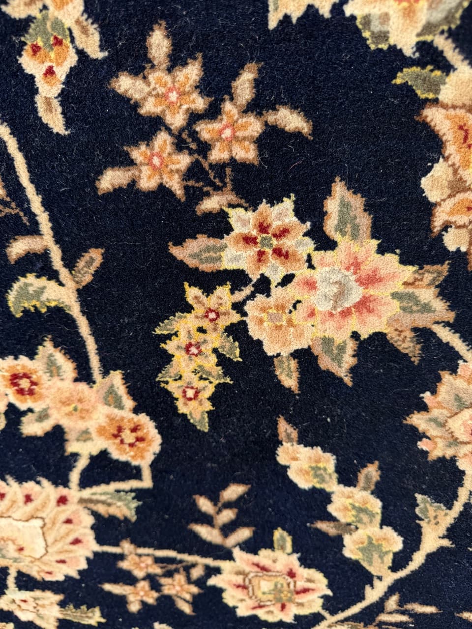 Dywan Ghoum, 360x260 cm, wełna niebieski, Iran - 277530