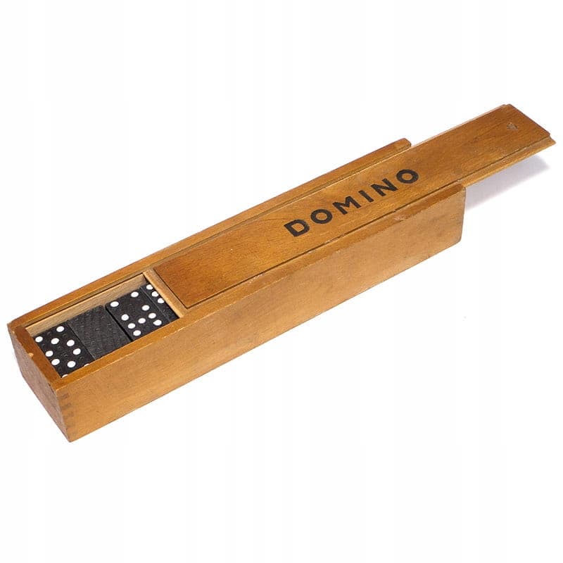 Domino set, black, wood, Germany, 1930s. - 277621