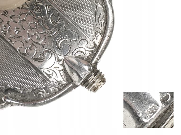 Perfume Bottle Art Deco, silver, Czech Republic, 1920s - 277648