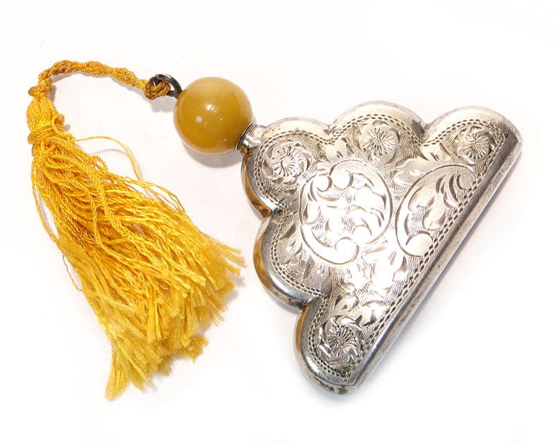 Perfume Bottle Art Deco, silver, Czech Republic, 1920s