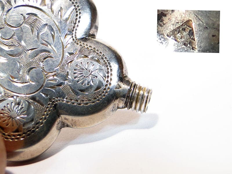 Perfume Bottle Art Deco, silver, Czech Republic, 1920s - 277674