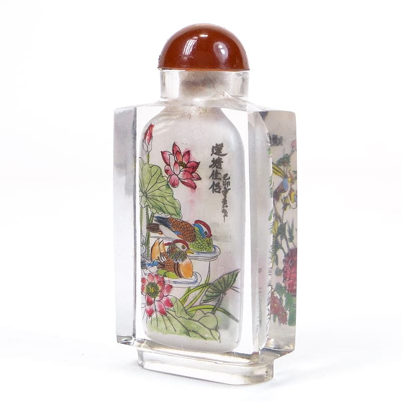 Tabakiera, wielobarwna, kryształ, Chiny, lata 60. - 277700