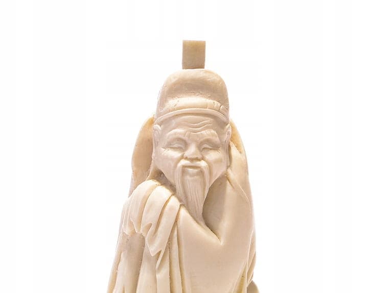 Tabakiera figuralna, beżowa kość, Chiny, lata 70. - 277740