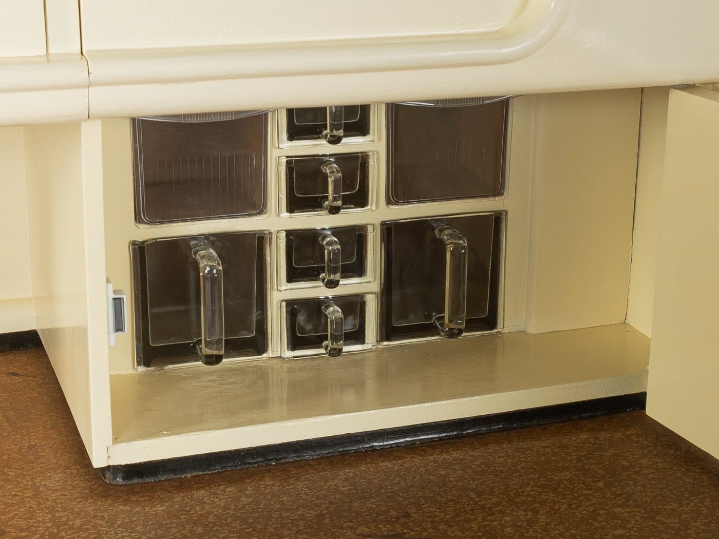 Kredens Art Deco, beżowy, drewno, Niemcy, lata 20. - 278081