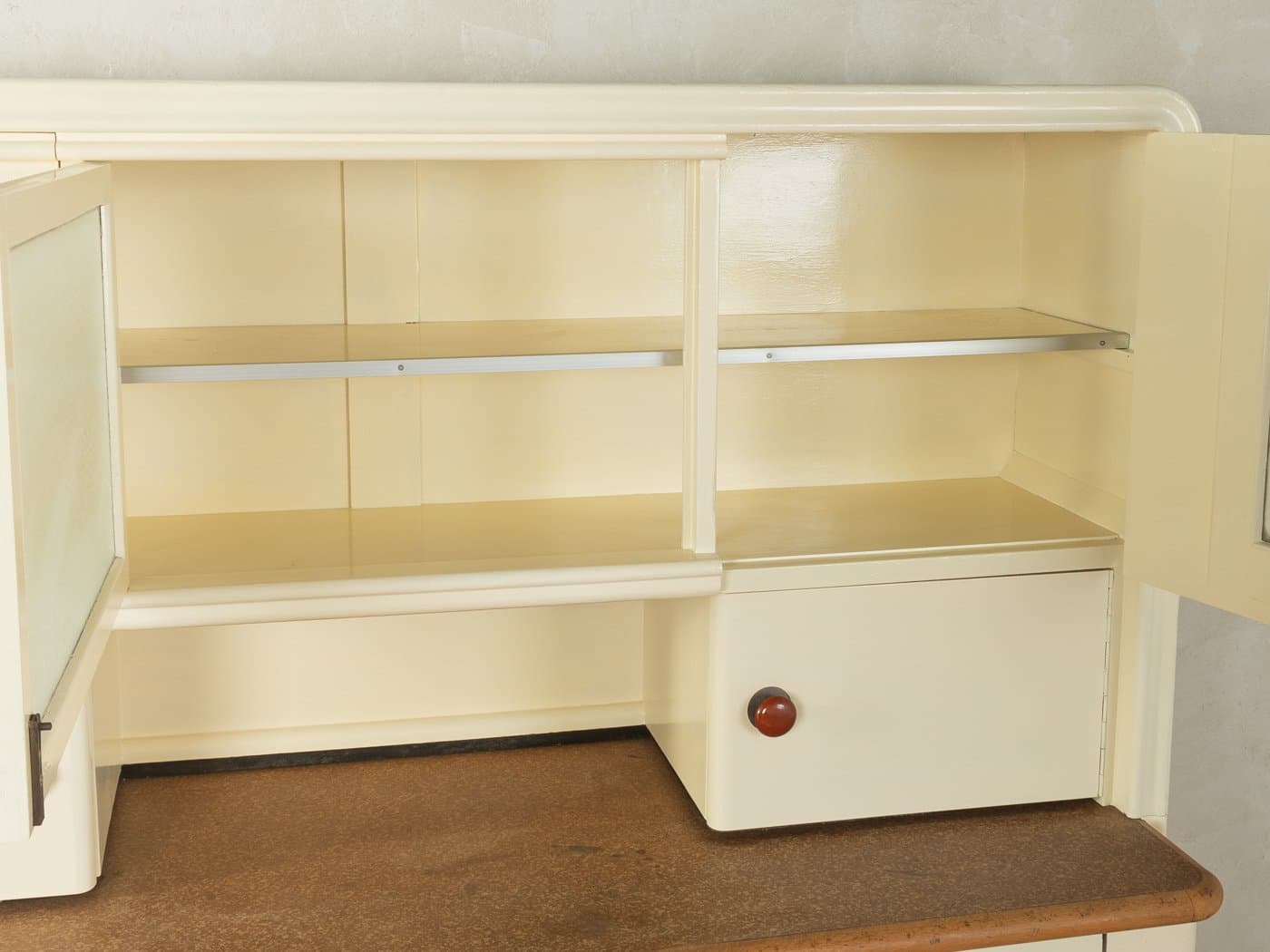 Kredens Art Deco, beżowy, drewno, Niemcy, lata 20. - 278072