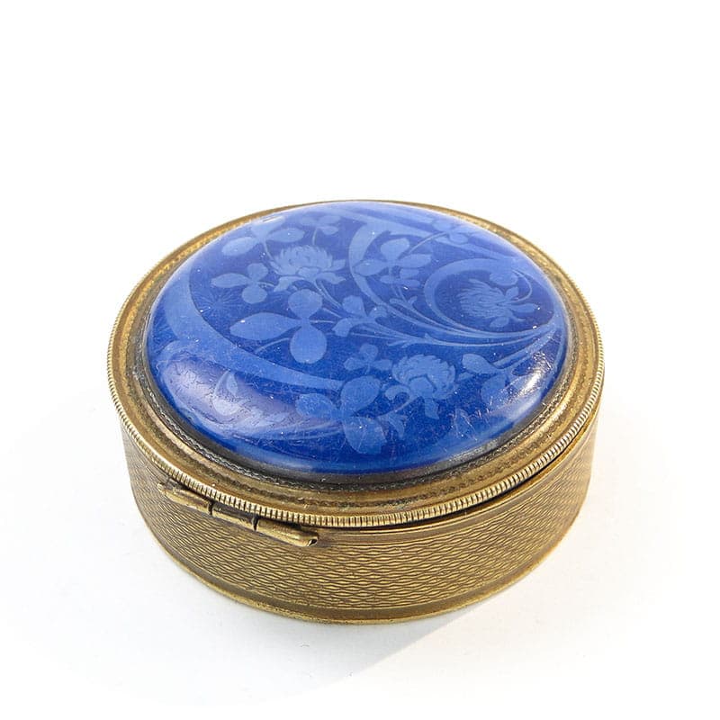 Tabakiera, Art Nouveau, złoty, brąz, Belgia, lata 90. XIX w. - 277784