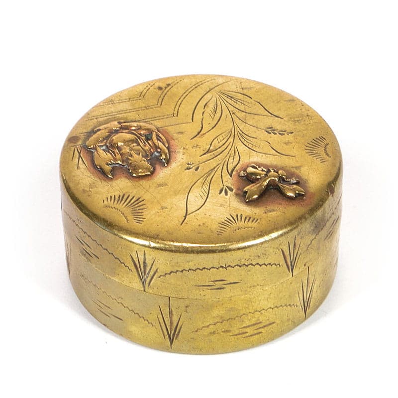 Tabakiera, brąz brązowy, Japonia, XIX wiek - 277797