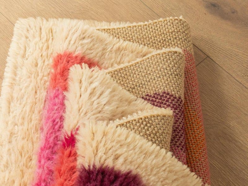 Dywan Menuette 138x70 cm, multikolor, wełna, Desso, Holandia, lata 70. - 277990