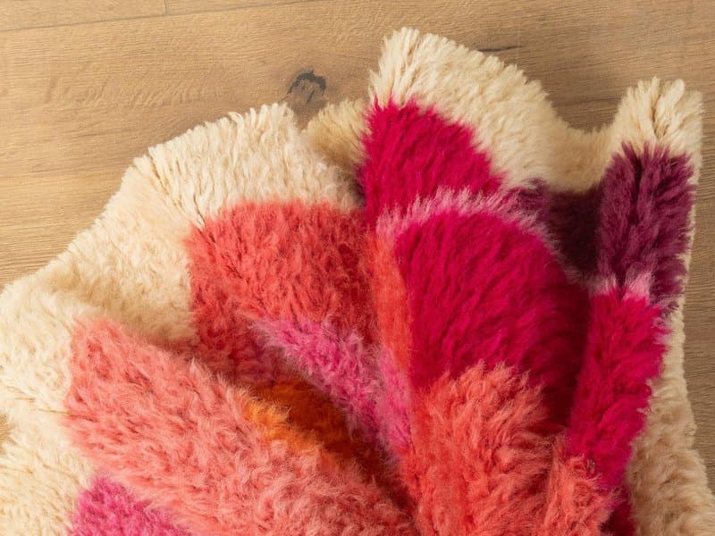 Dywan Menuette 138x70 cm, multikolor, wełna, Desso, Holandia, lata 70. - 277991