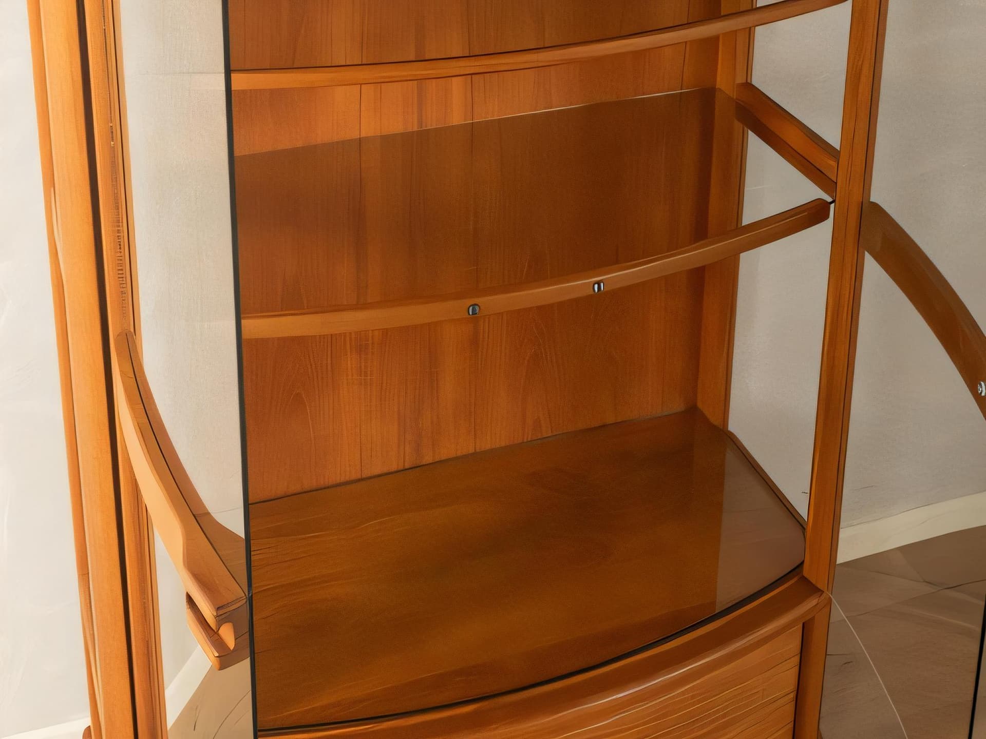 Witryna, brąz, drewno, Dania, lata 80. - 277931