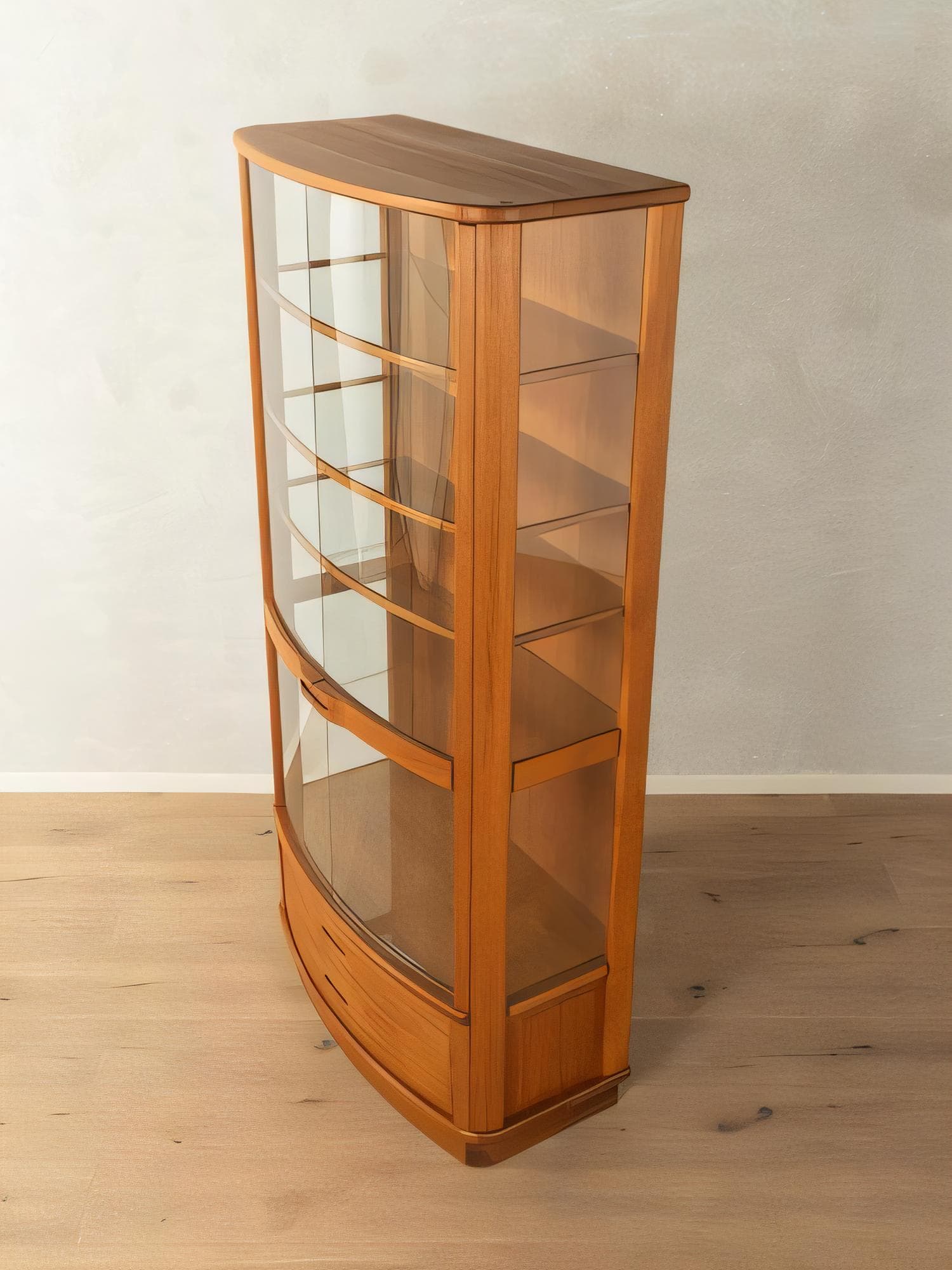 Witryna, brąz, drewno, Dania, lata 80. - 277927