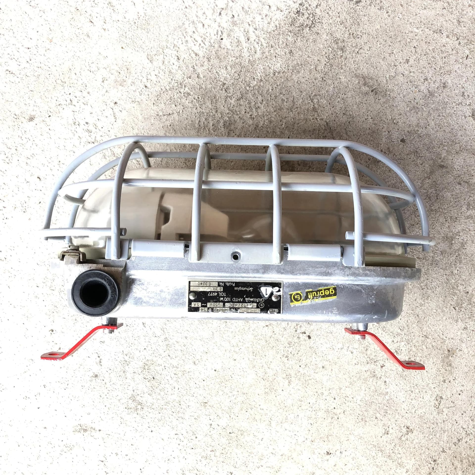 Para lamp ściennych EOW, metal szary, Niemcy, lata 70. - 20229