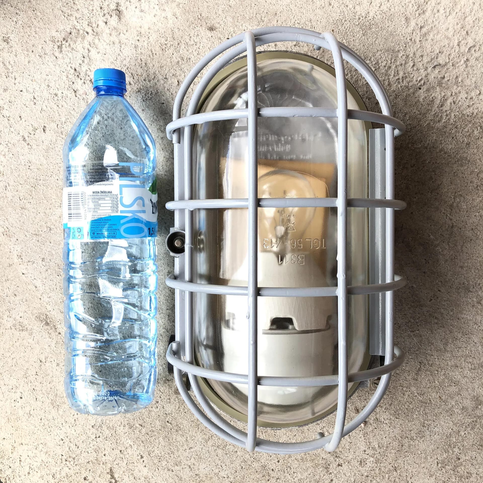 Para lamp ściennych EOW, metal szary, Niemcy, lata 70. - 20230