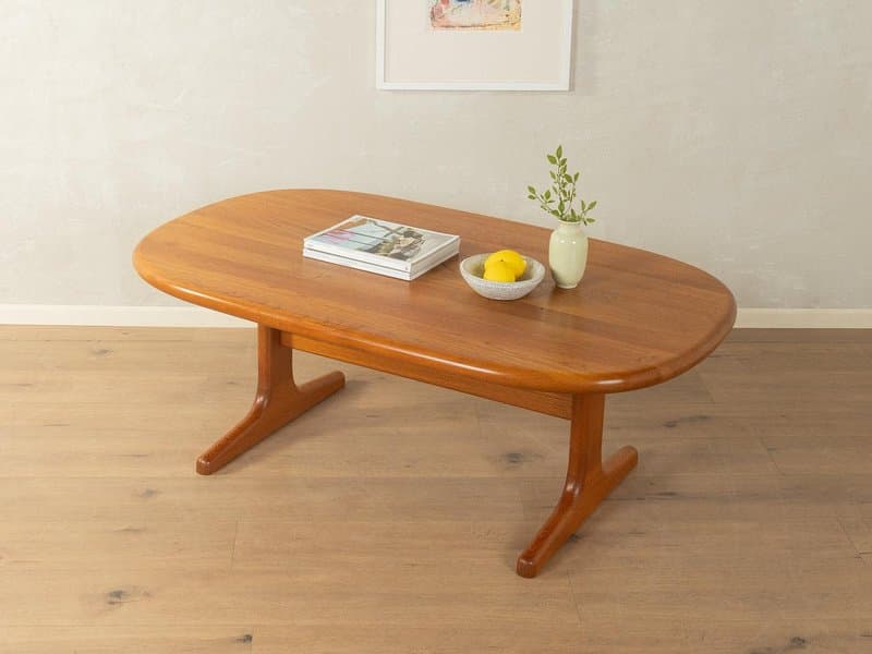 Coffee table, Glostrup Møbelfabrik, brown wood, Denmark, 1960s. - 277854