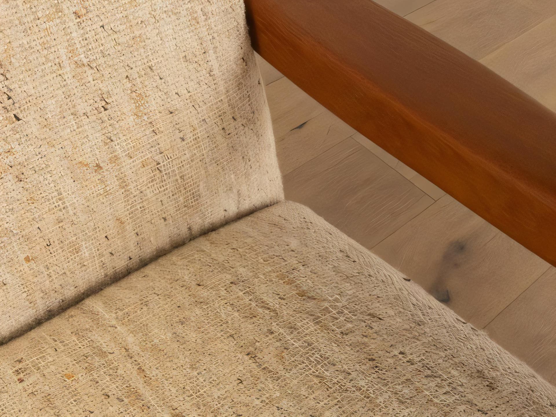 Sofa trzyosobowa, beżowa, drewno, Holstebro Møbelfabrik, Dania, lata 60. - 282410