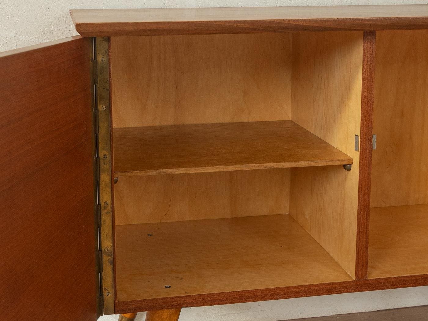 Komoda Mid-Century, brązowy, drewno, Niemcy, lata 60. - 282317