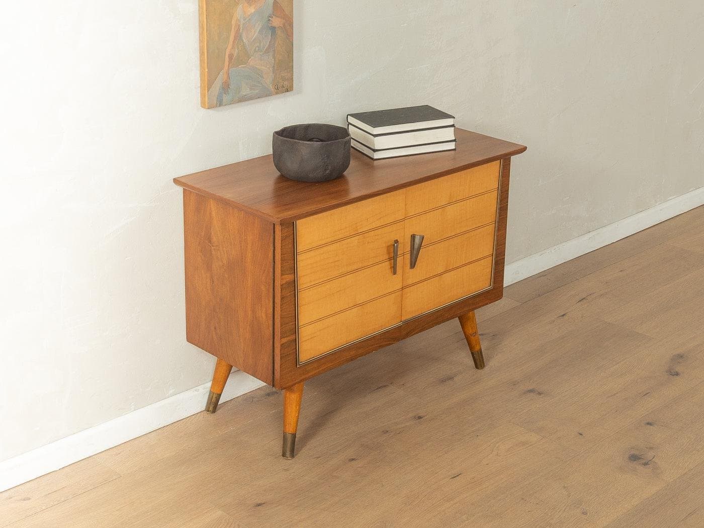 Komoda Mid-Century, brązowy, drewno, Niemcy, lata 60. - 282314