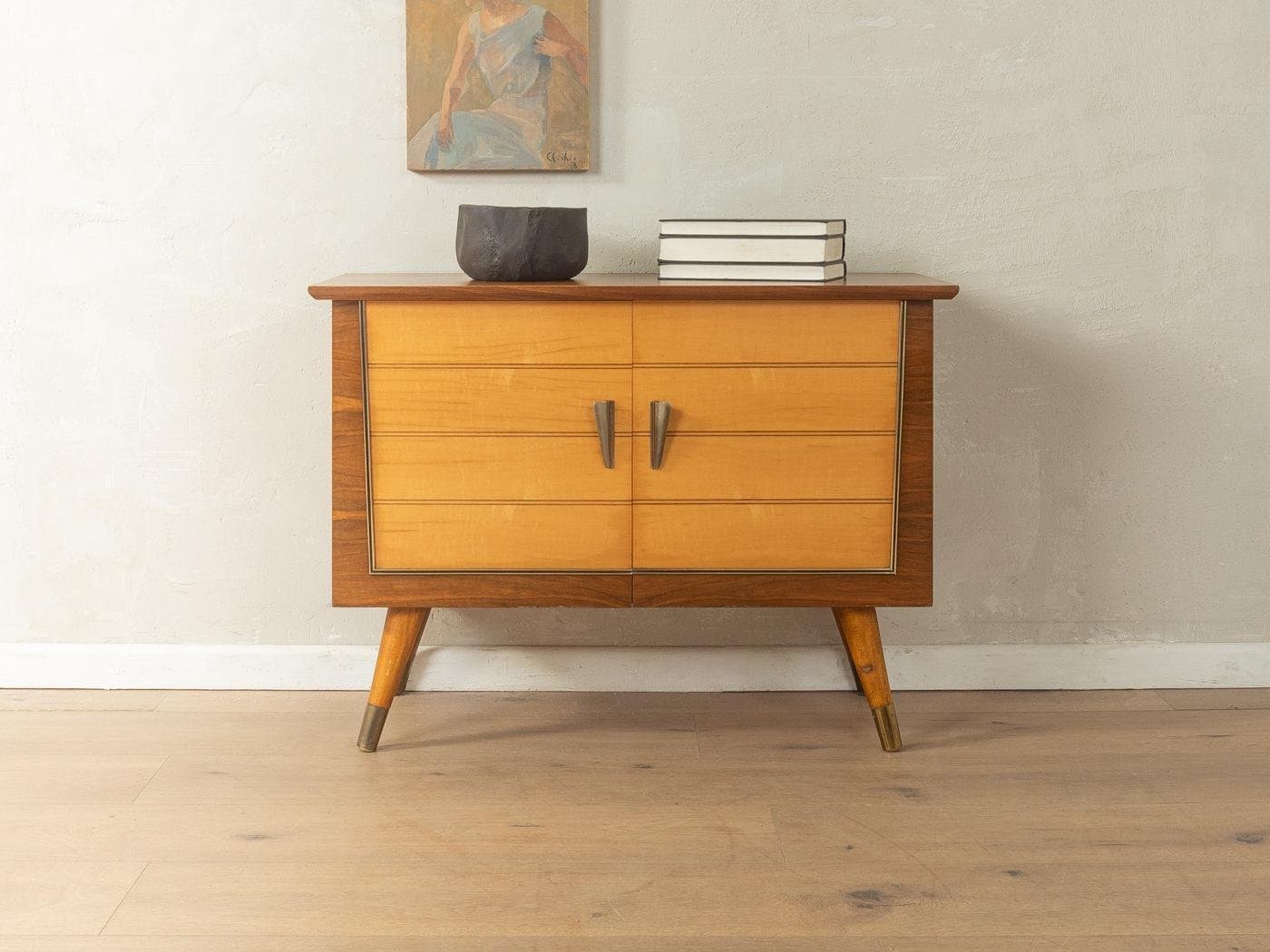 Komoda Mid-Century, brązowy, drewno, Niemcy, lata 60. - 282320