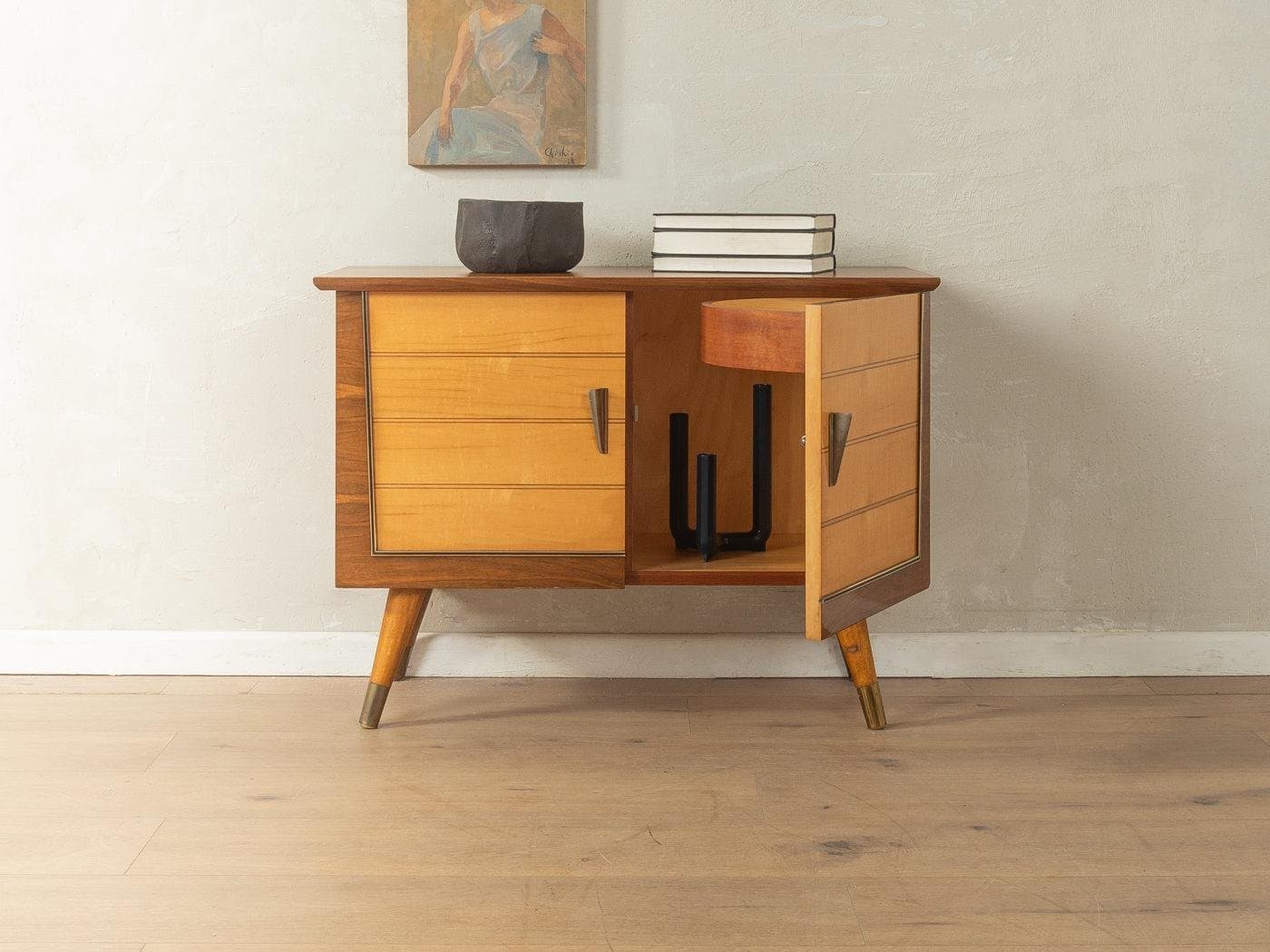 Komoda Mid-Century, brązowy, drewno, Niemcy, lata 60. - 282315