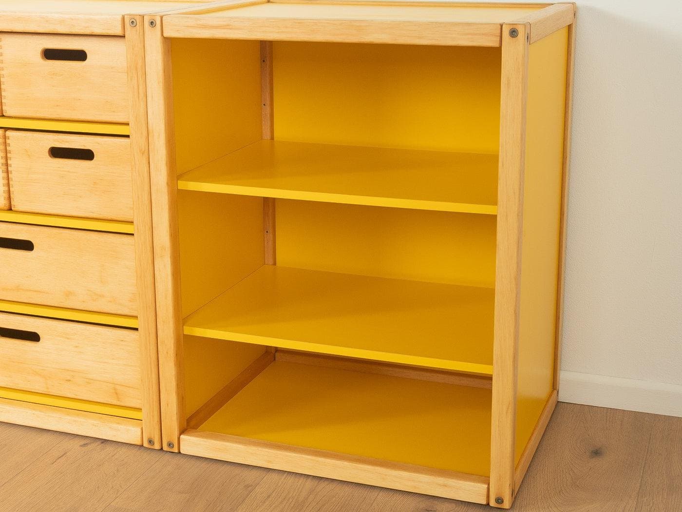 Komoda, jasny żółty, drewno, Flötotto, Niemcy, lata 70. - 282291
