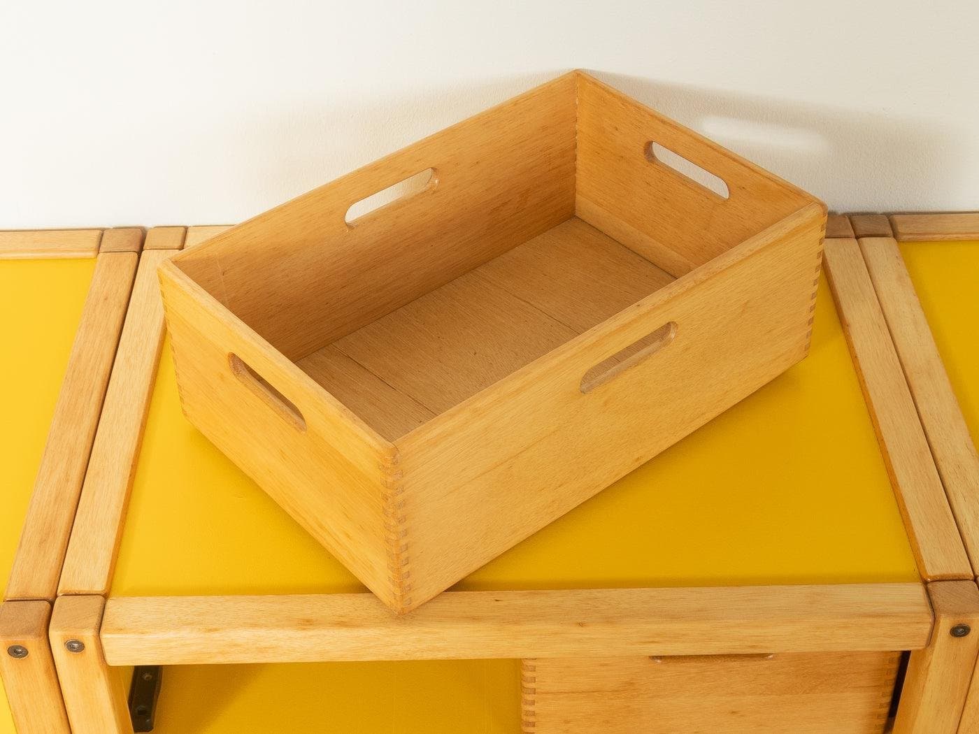 Komoda, jasny żółty, drewno, Flötotto, Niemcy, lata 70. - 282289