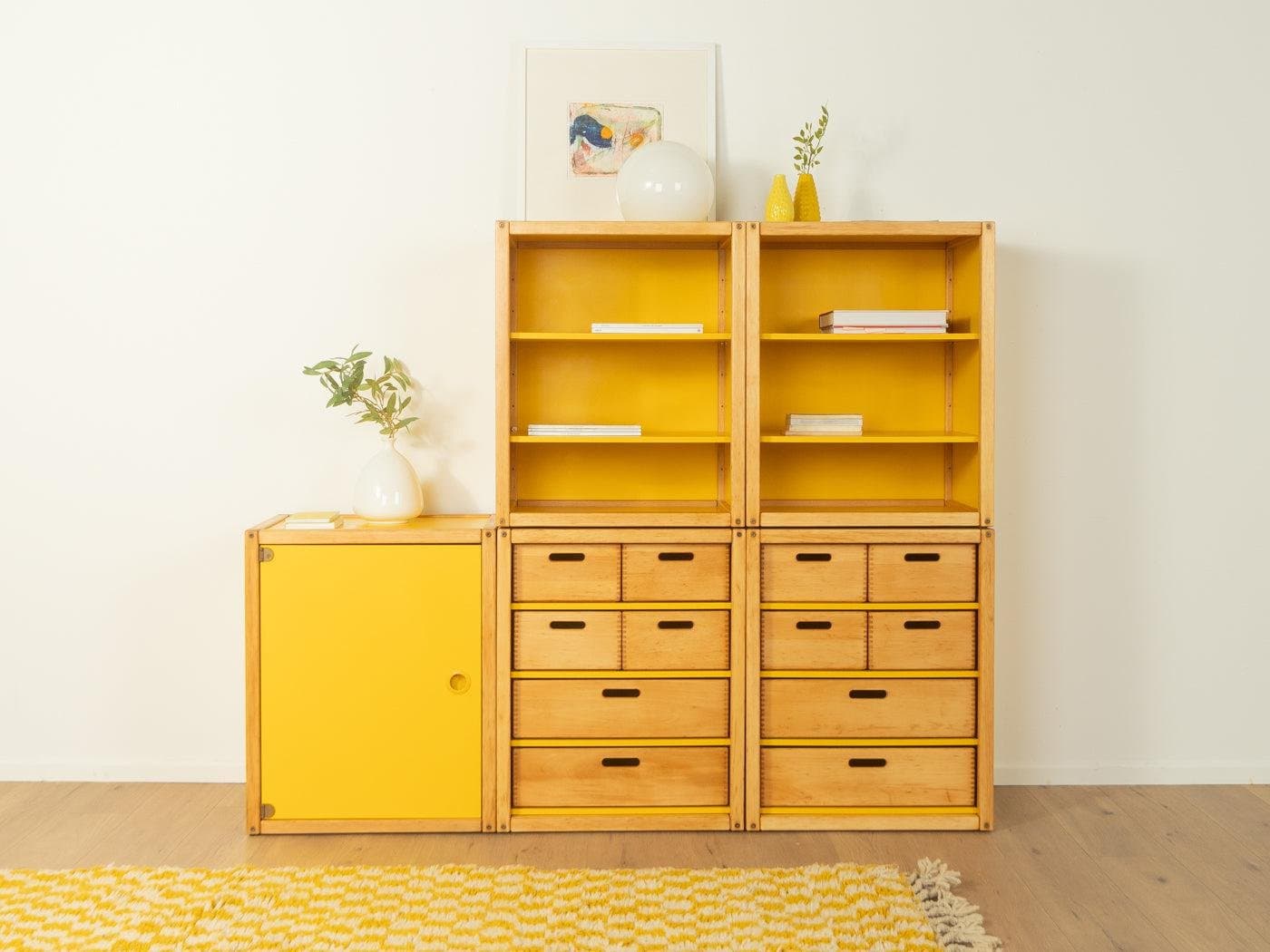 Komoda, jasny żółty, drewno, Flötotto, Niemcy, lata 70. - 282296