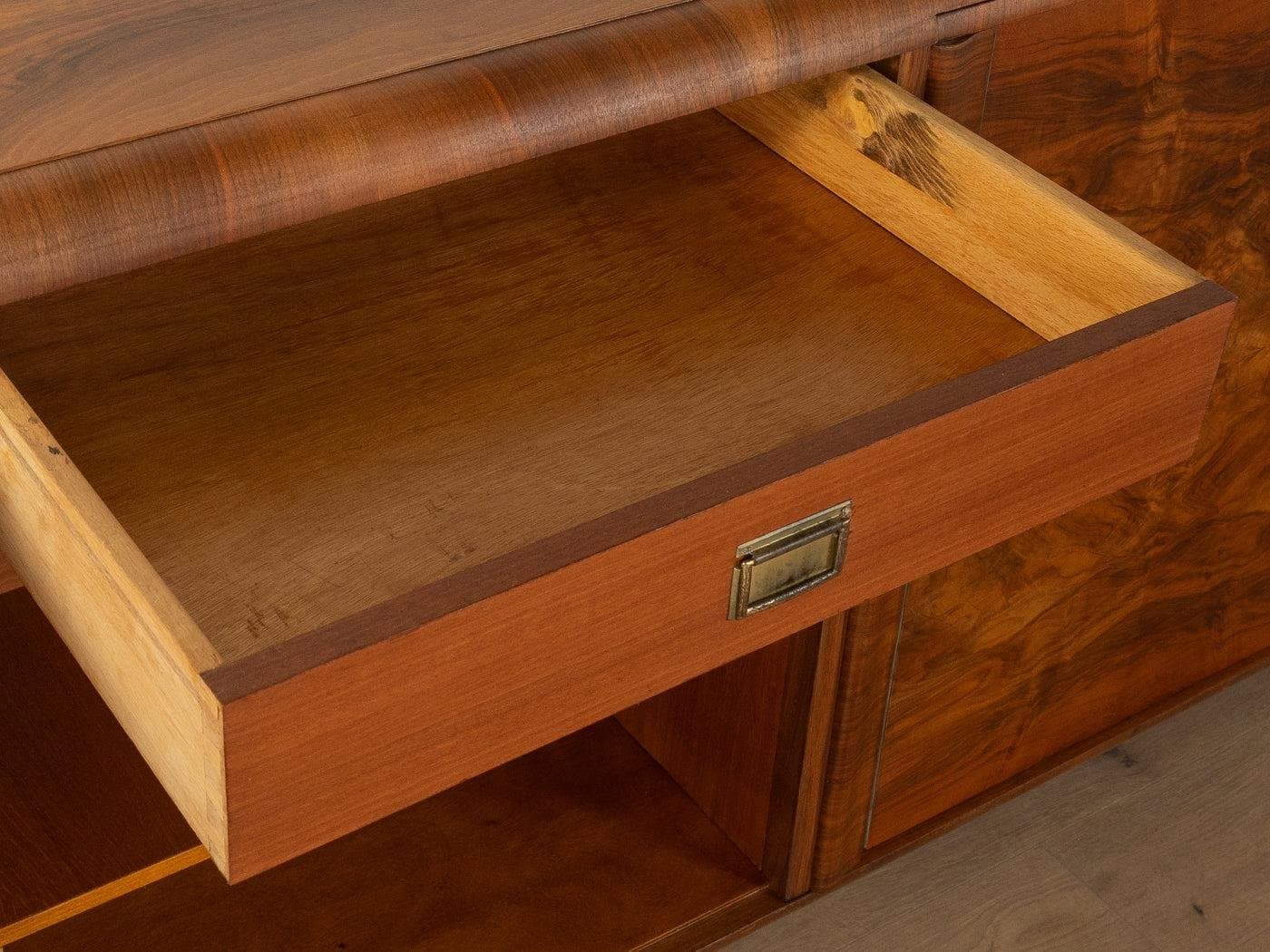 Komoda Art Deco, brązowy, drewno, Niemcy, lata 60. - 282099