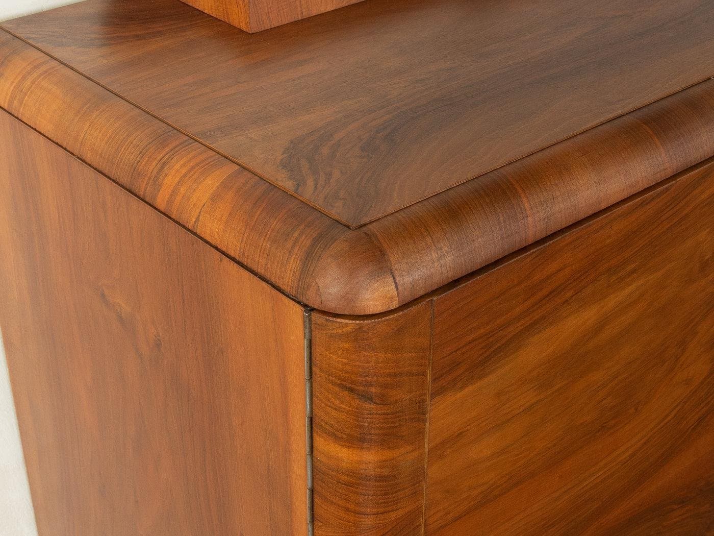 Komoda Art Deco, brązowy, drewno, Niemcy, lata 60. - 282093