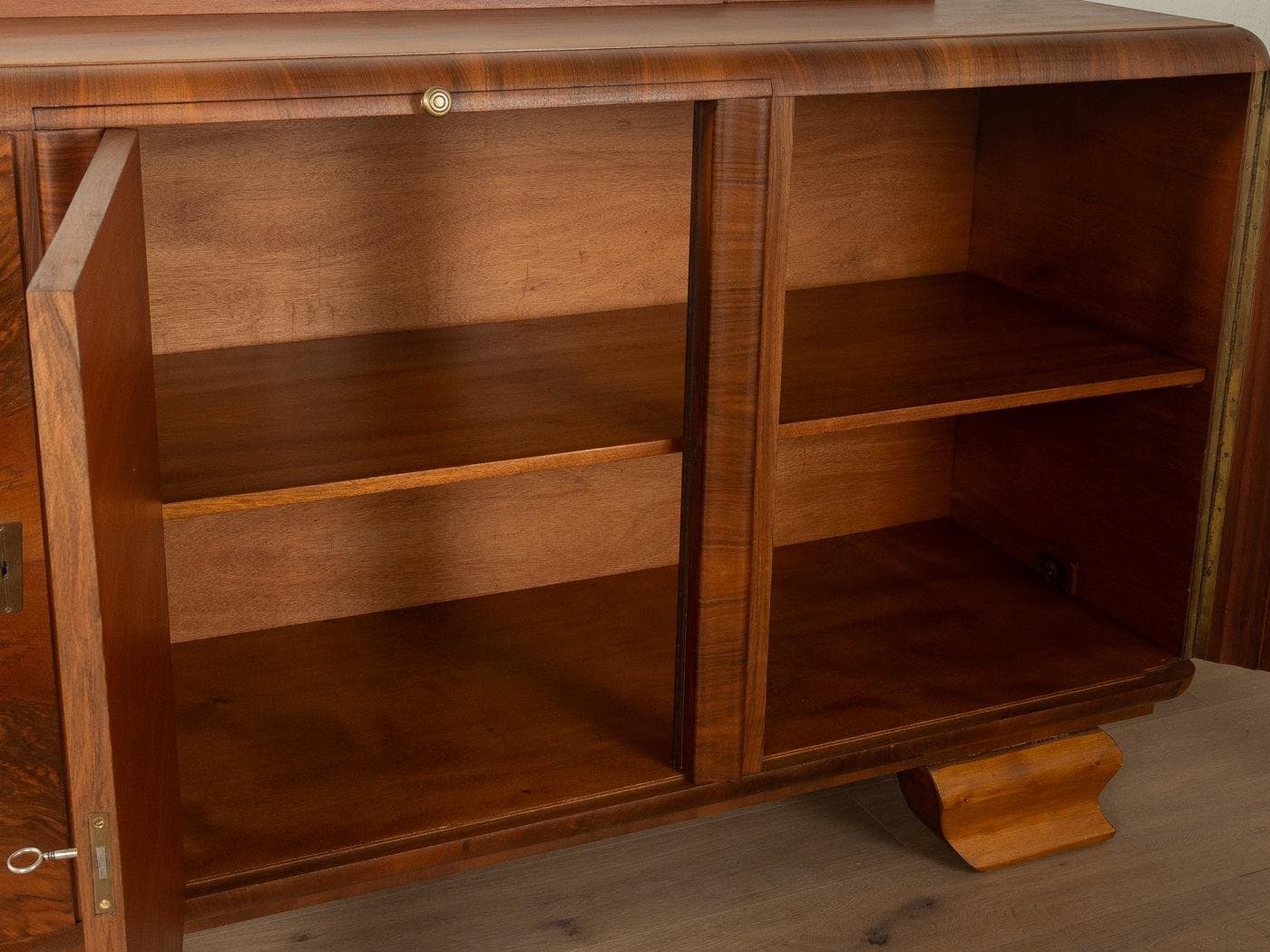 Komoda Art Deco, brązowy, drewno, Niemcy, lata 60. - 282102