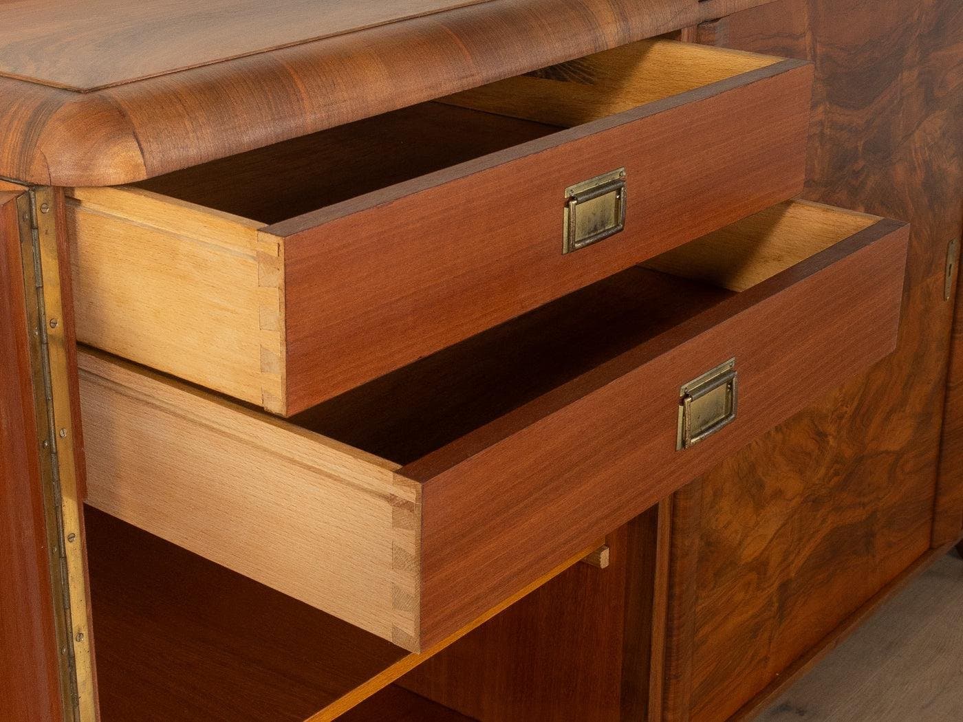 Komoda Art Deco, brązowy, drewno, Niemcy, lata 60. - 282098