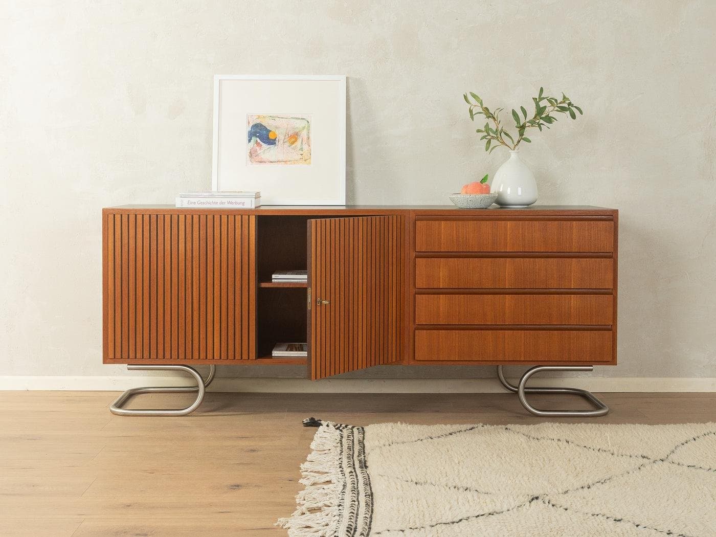 Sideboard, Oldenburger Möbelwerkstätten, drewno brązowe, Niemcy, lata 60. - 282065