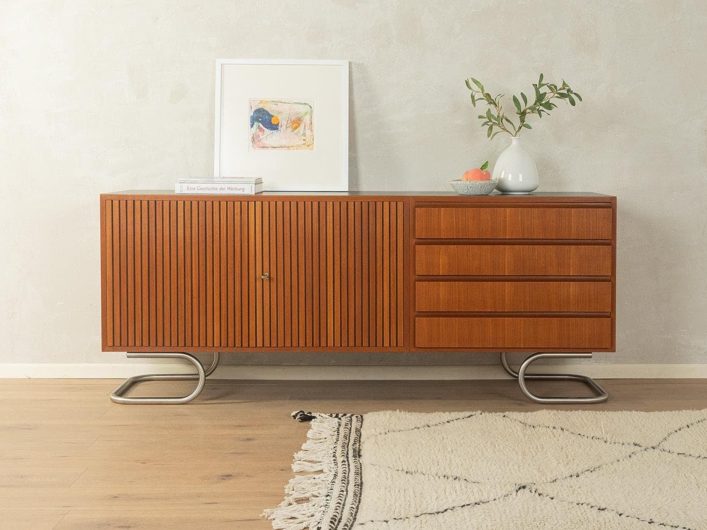 Sideboard, Oldenburger Möbelwerkstätten, drewno brązowe, Niemcy, lata 60. - 282072