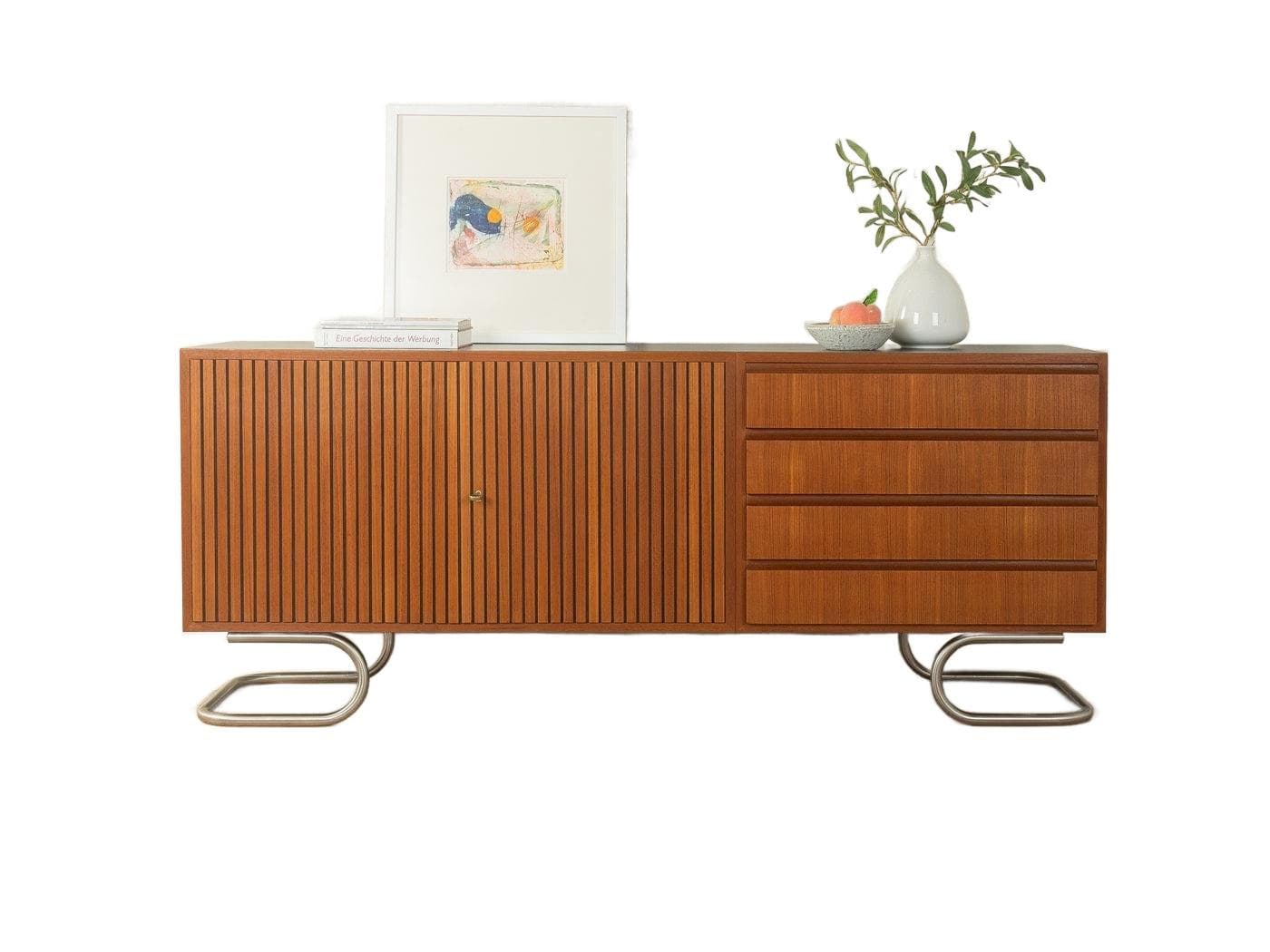Sideboard, Oldenburger Möbelwerkstätten, drewno brązowe, Niemcy, lata 60.